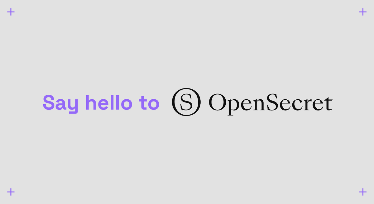 Meet the OpenSecret Brand